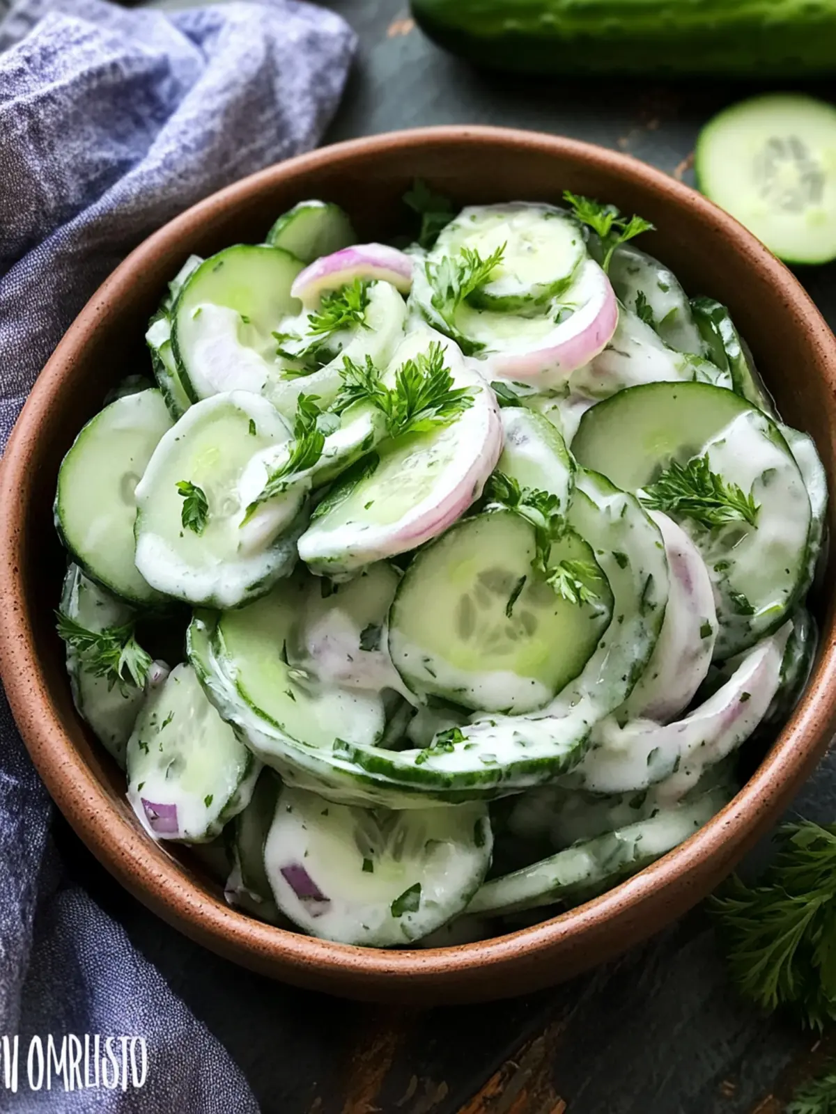 Homestyle Creamy Cucumber Salad: Refreshing Summer Delight 5 Homestyle Creamy Cucumber Salad
