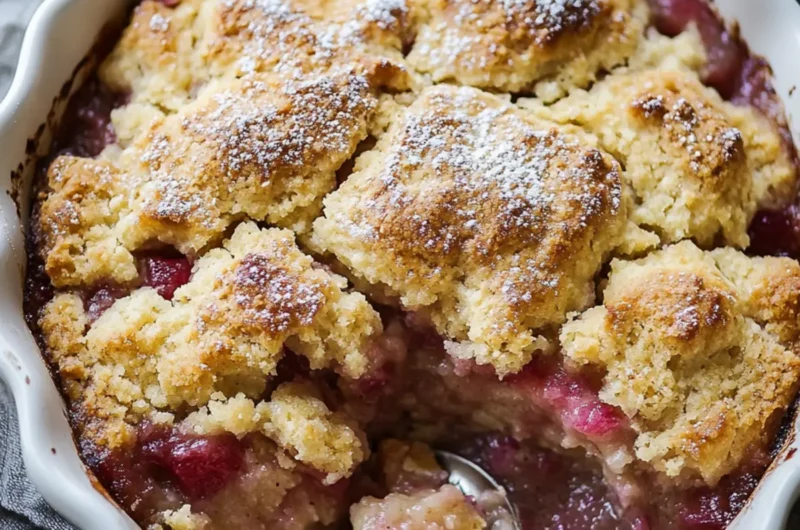Rhubarb Cobbler