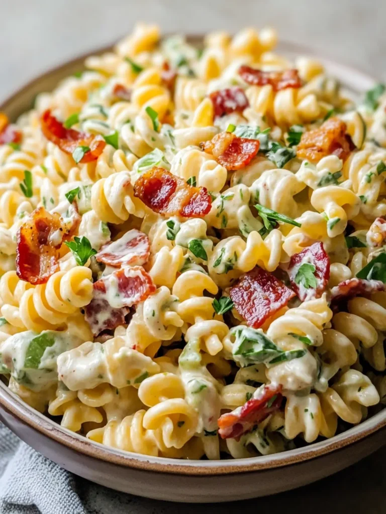 Bacon Ranch Pasta Salad That Everyone Will Love 4 Bacon Ranch Pasta Salad