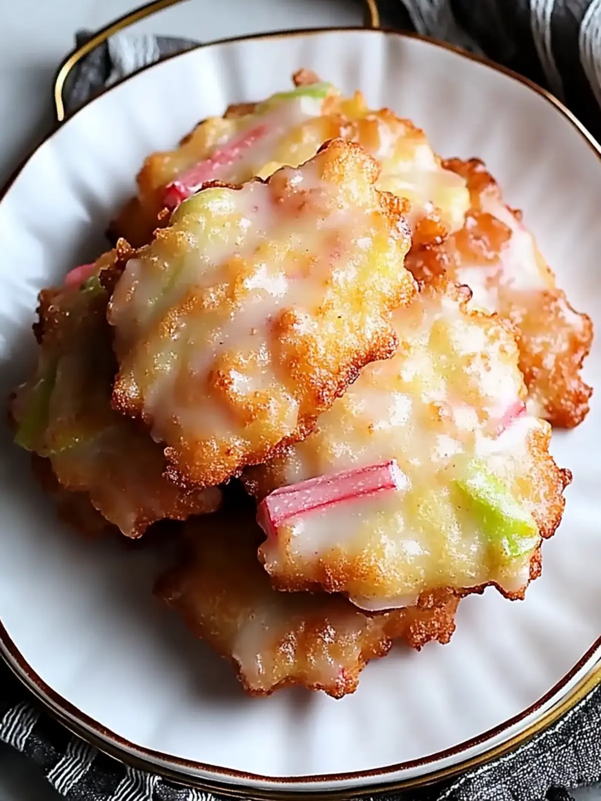 Baked Rhubarb Fritters: A Sweet Springtime Delight You’ll Love 5 Baked Rhubarb Fritters