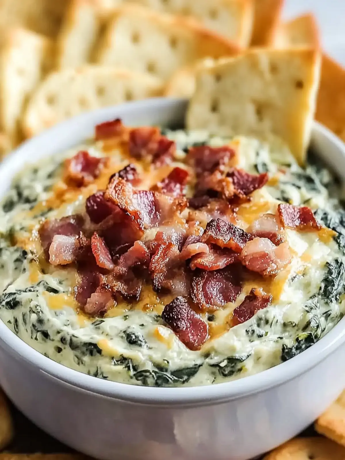 Ultimate Crock Pot Bacon Spinach Dip for Every Gathering 4 Crock Pot Bacon Spinach Dip