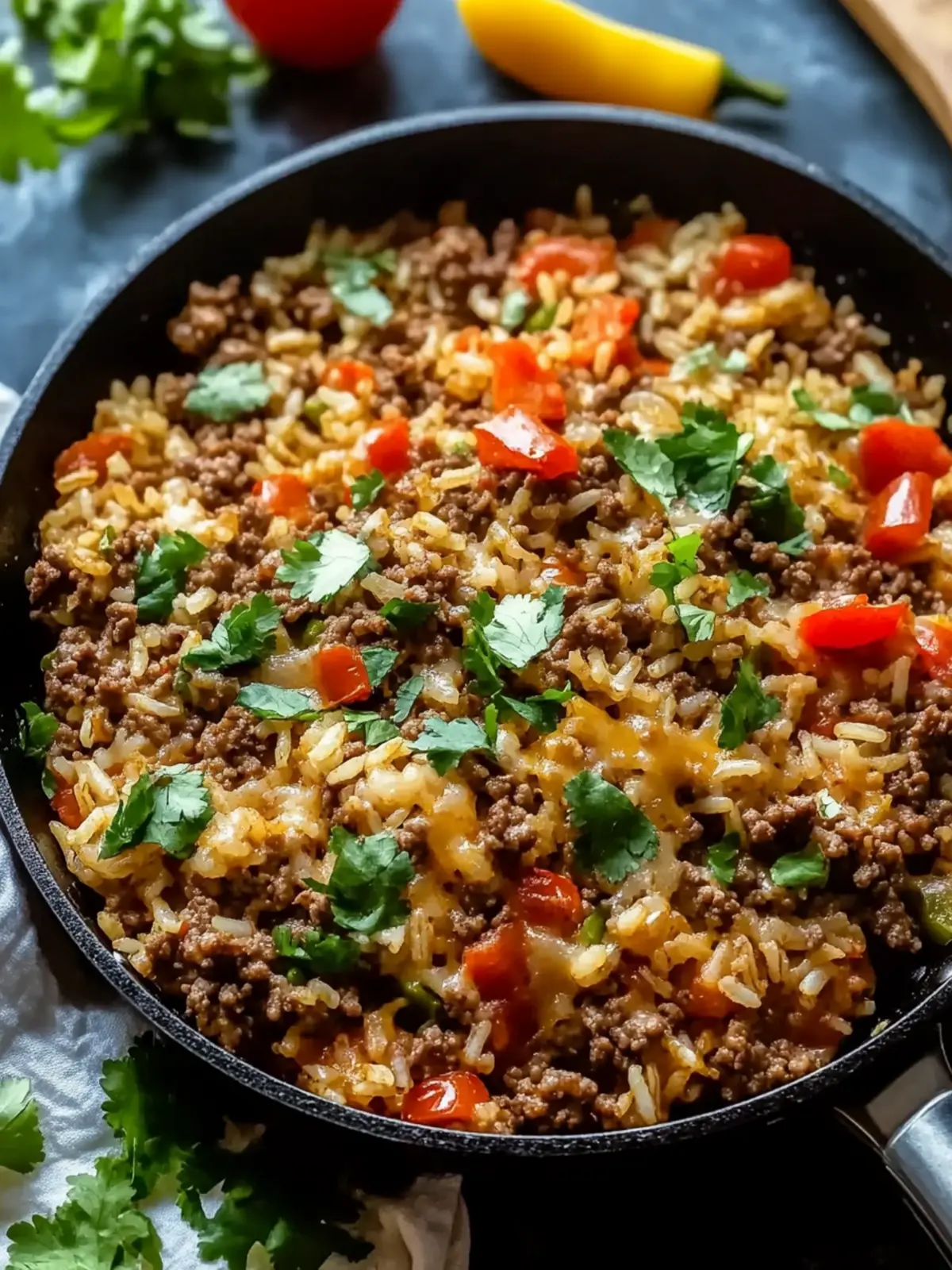 Easy Ground Beef and Rice Skillet Ready in Just 30 Minutes 5 Easy Ground Beef and Rice Skillet (30Minutes)