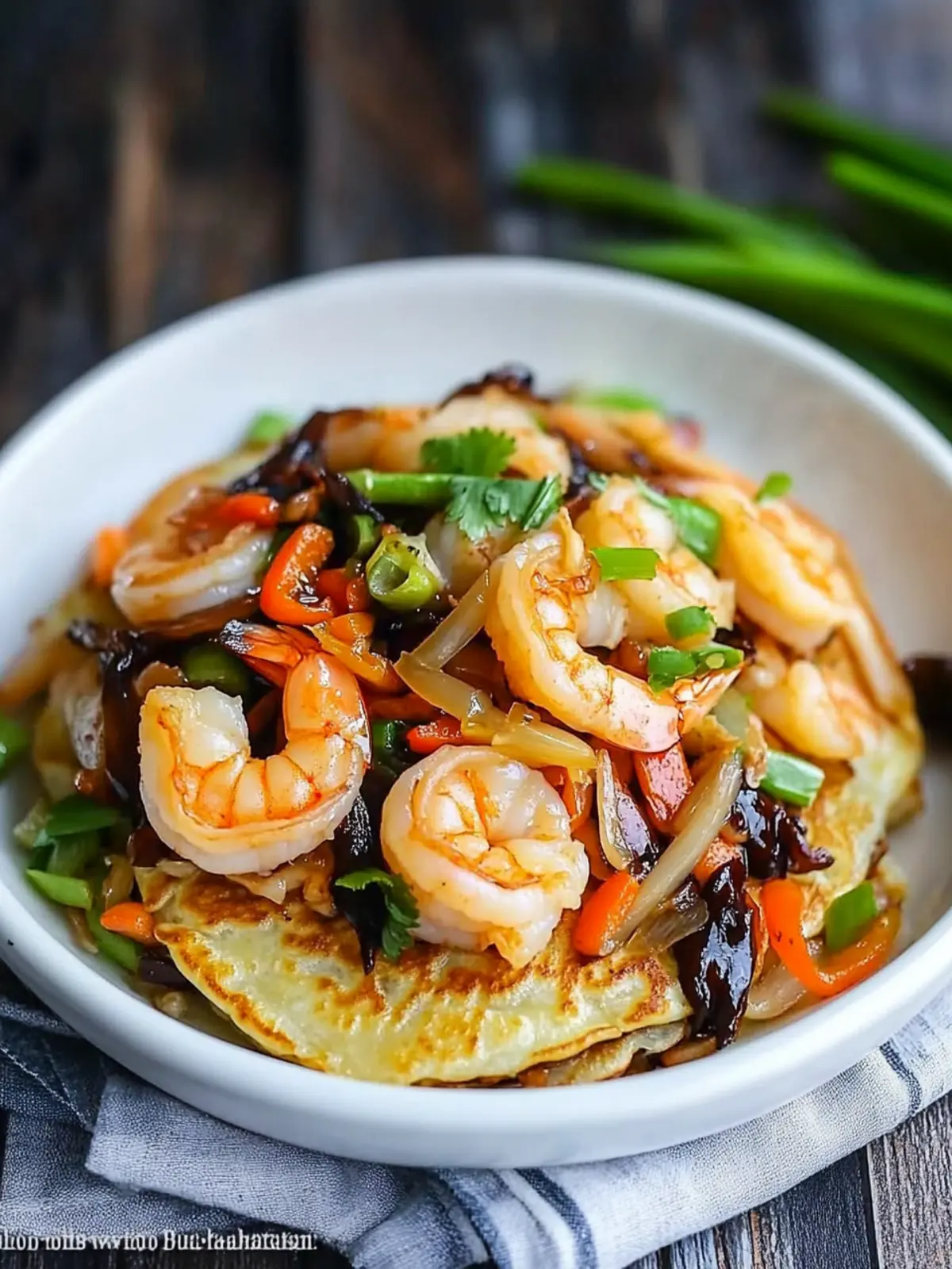 Delicious Moo Shu Shrimp Pancakes Recipe for Healthy Nights 2 Moo Shu Shrimp Pancakes Recipe