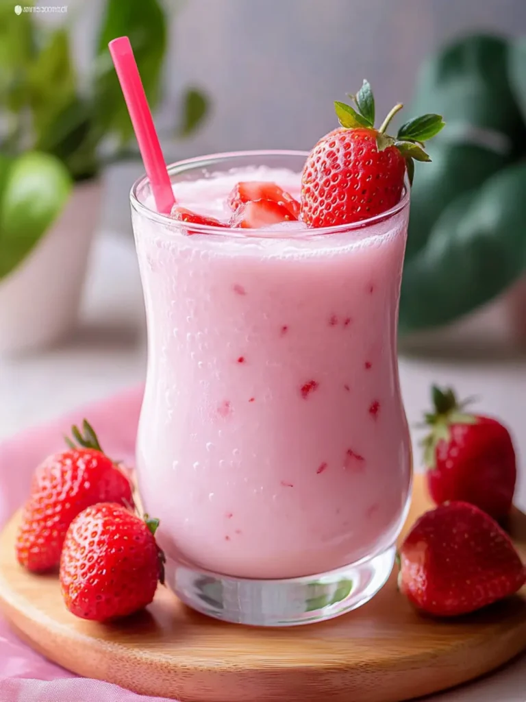 Refreshing Korean Strawberry Milk in Just 5 Minutes 2 Korean Strawberry Milk