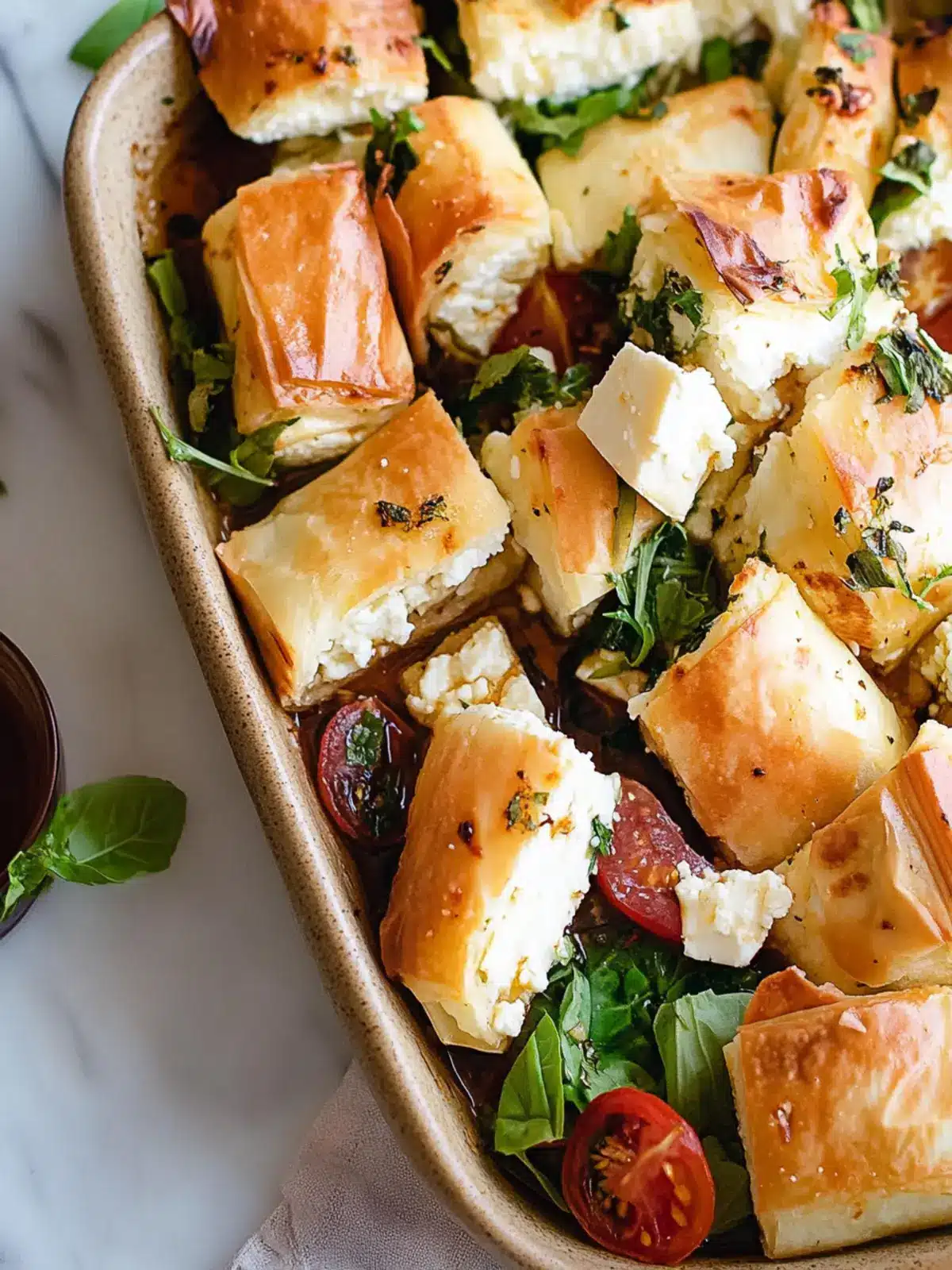 Oven-Baked Feta Rolls