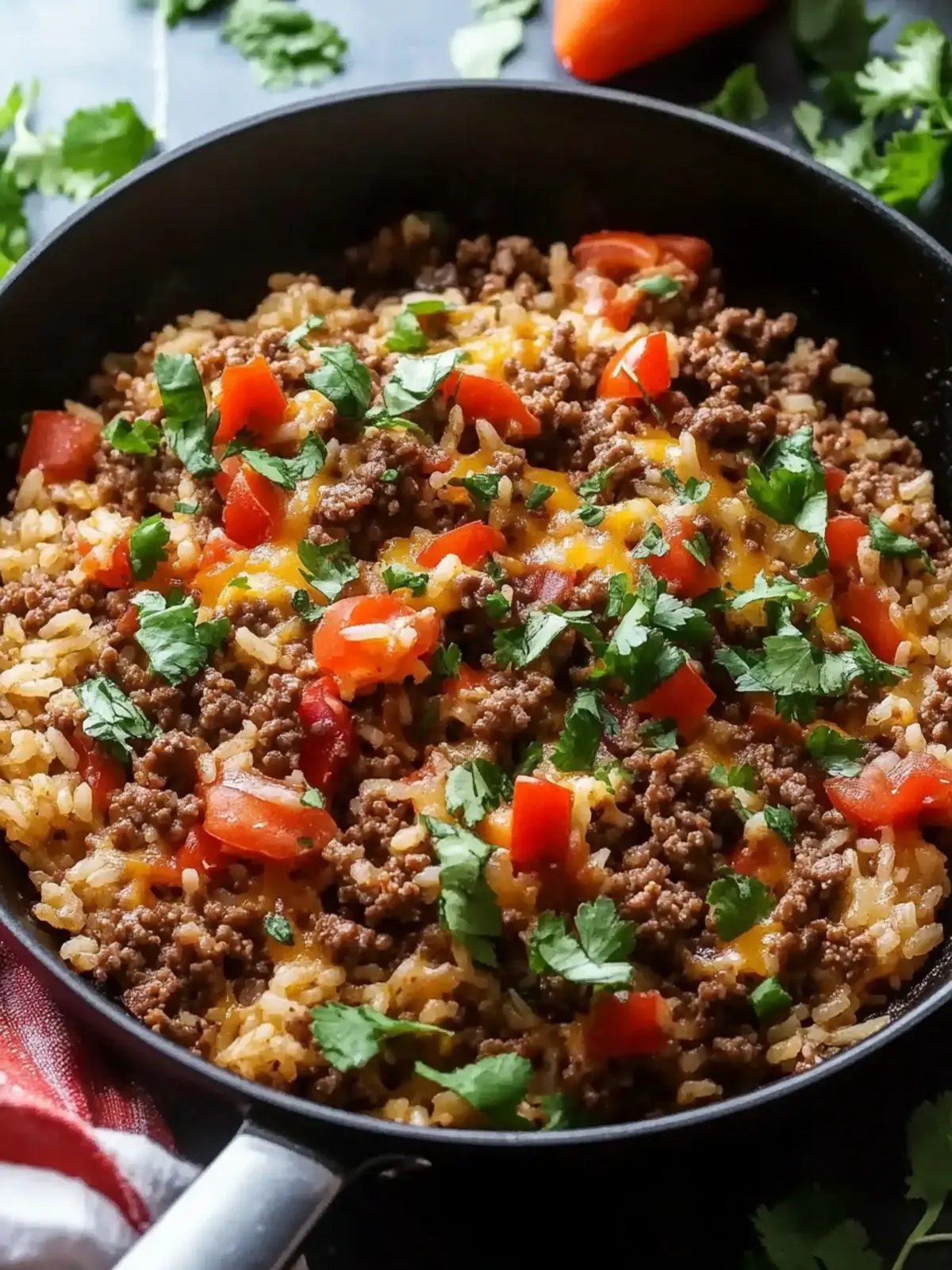 Easy Ground Beef and Rice Skillet Ready in Just 30 Minutes 4 Easy Ground Beef and Rice Skillet (30Minutes)
