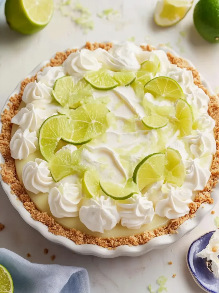 Delicious No-Bake Key Lime Pie with Cream Cheese Bliss 4 Key Lime Pie with Cream Cheese
