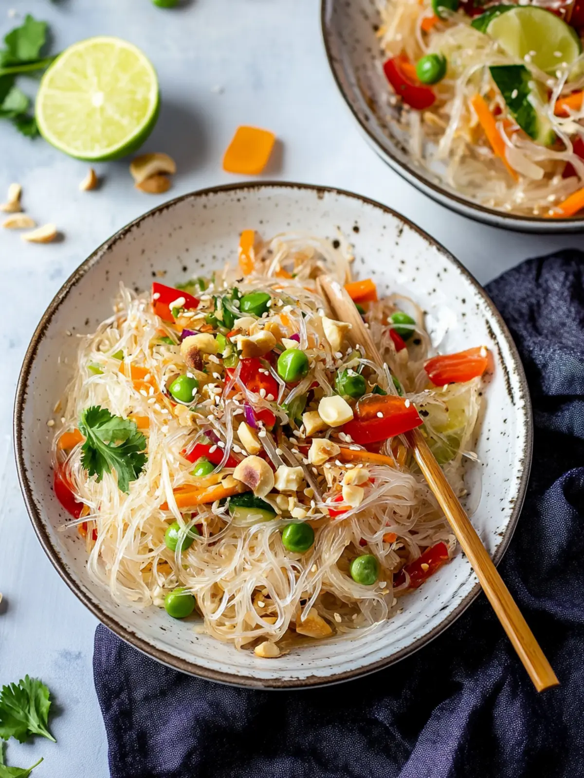 Glass Noodles Salad (Easy & Vegan)