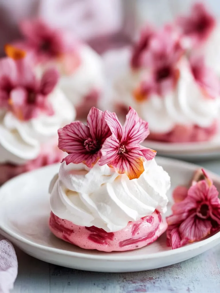 Delicious Rhubarb Meringue Cups for a Spring Treat 3 Rhubarb Meringue Cups
