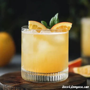 Easy Citrus Apple Mocktail for Fall