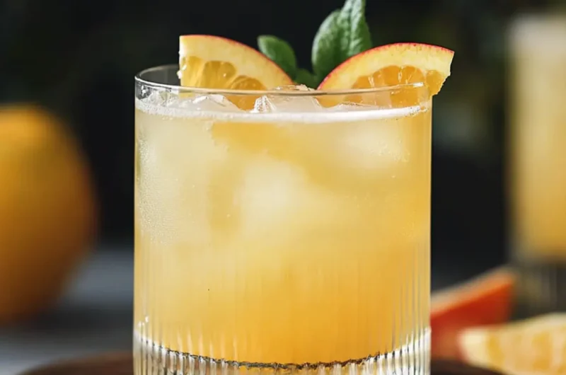 Easy Citrus Apple Mocktail for Fall