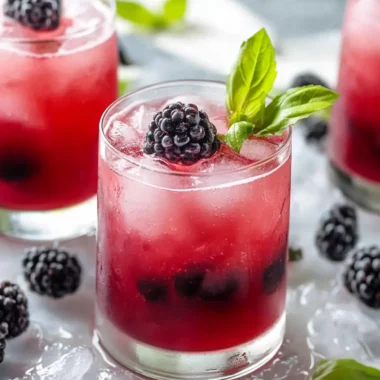 Sparkling Blackberry Mocktail
