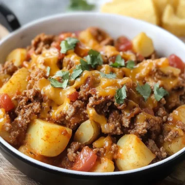 Easy Cheesy Taco Potatoes for a Quick Family Dinner Delight 9 Easy Cheesy Taco Potatoes