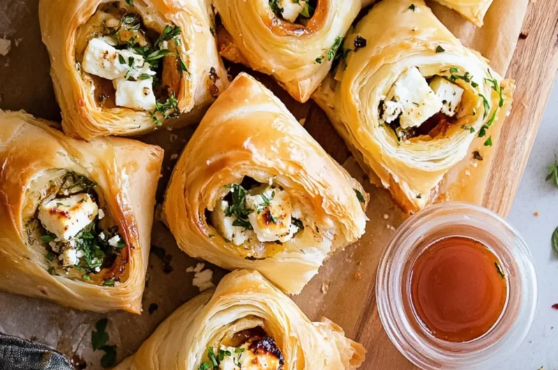 Oven-Baked Feta Rolls