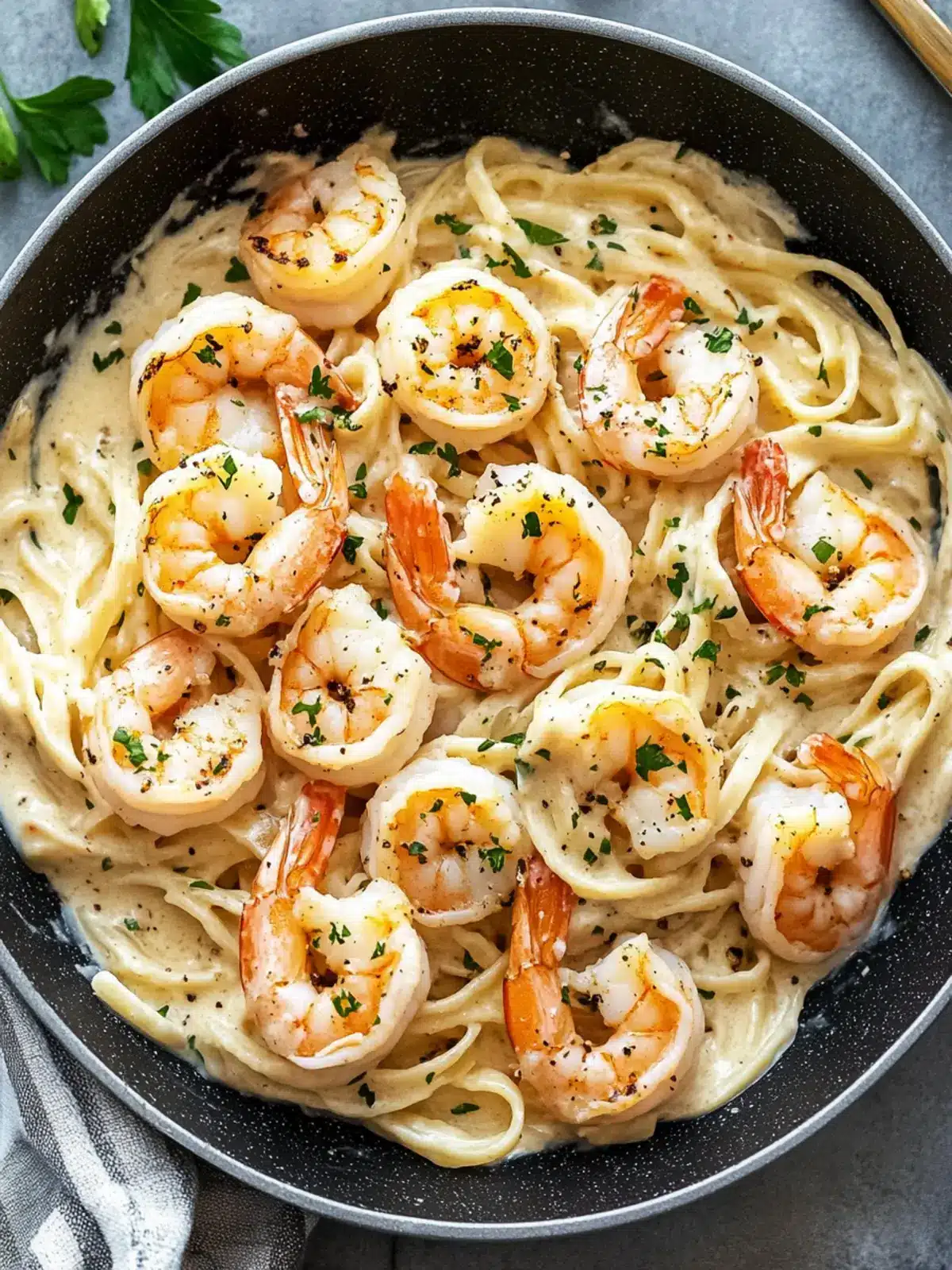 Irresistible Shrimp Alfredo: Easy Creamy Pasta Delight 4 Shrimp Alfredo