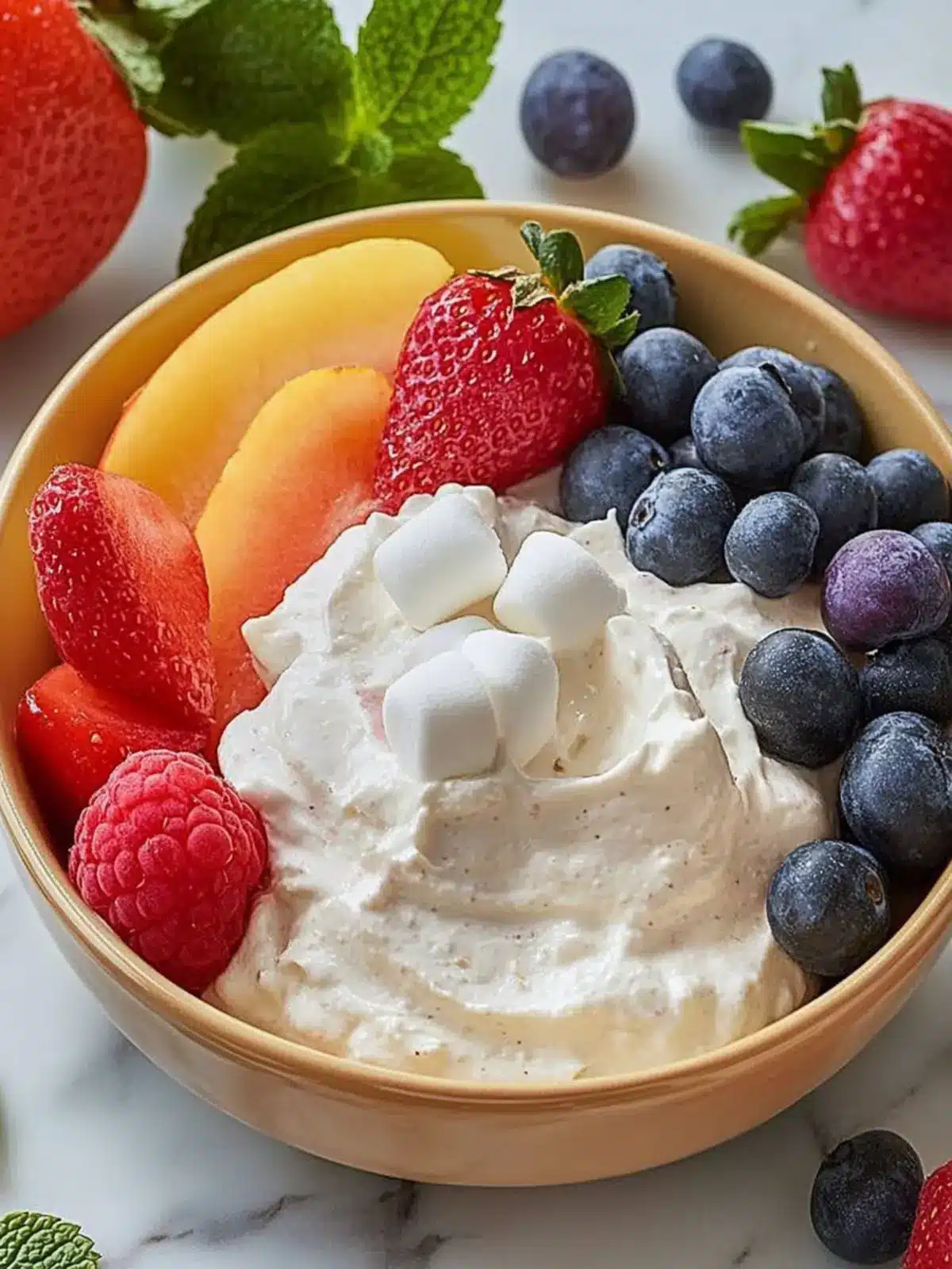 Sweet Marshmallow Fruit Dip: A Delightful Snack in 10 Minutes 3 Marshmallow Fruit Dip