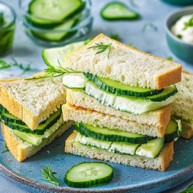 Classic Cucumber Sandwiches: Refreshing Delight for Any Gathering 10 Classic Cucumber Sandwiches