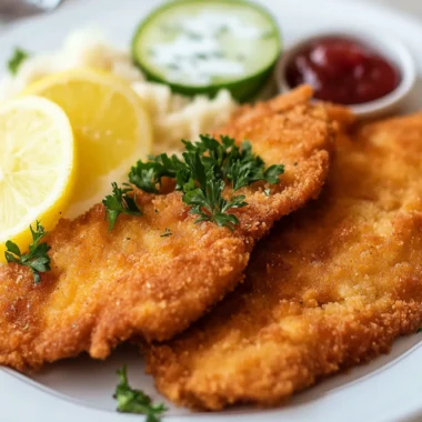 Crispy German Wiener Schnitzel: A Comfort Food Masterpiece 10 German Wiener Schnitzel (Breaded Veal Cutlet)