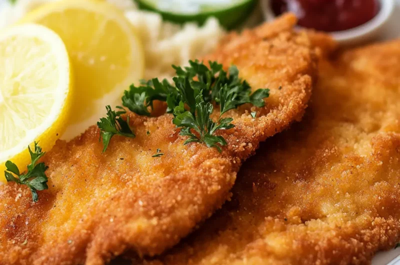 German Wiener Schnitzel (Breaded Veal Cutlet)