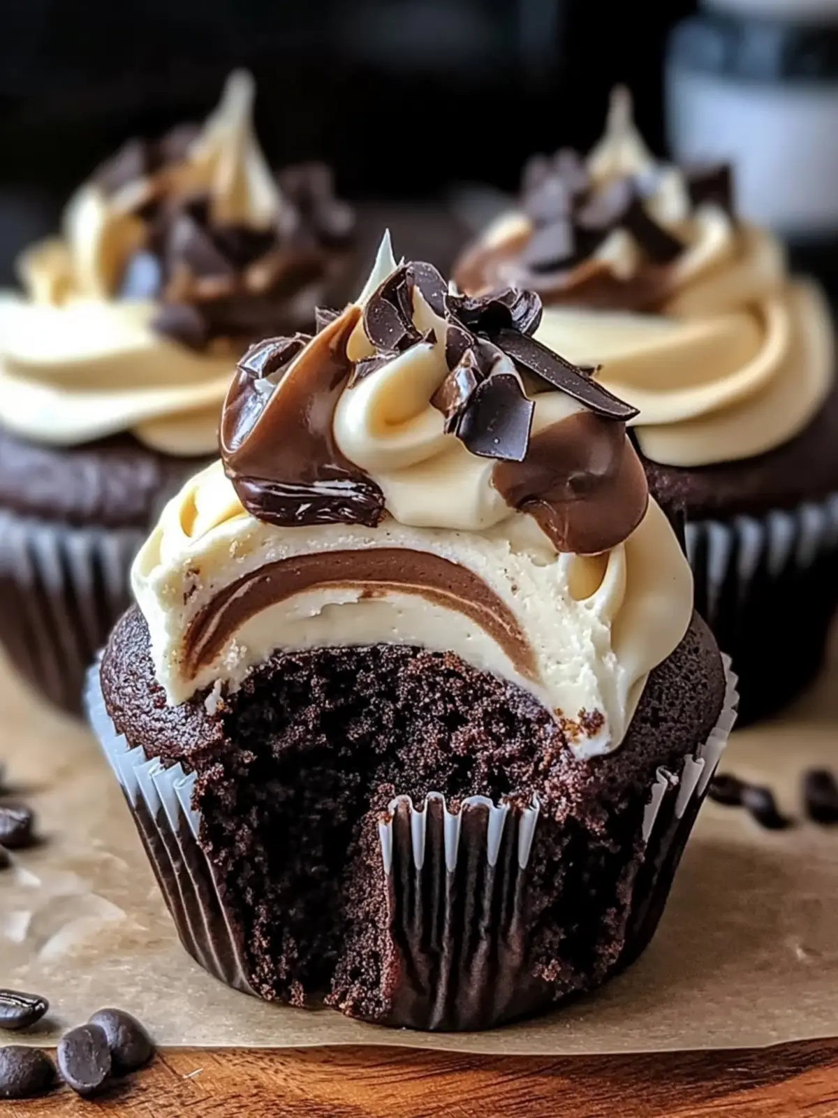 Heavenly Chocolate Coffee Cream Cupcakes Recipe You’ll Love 4 Chocolate Coffee Cream Cupcakes Recipe