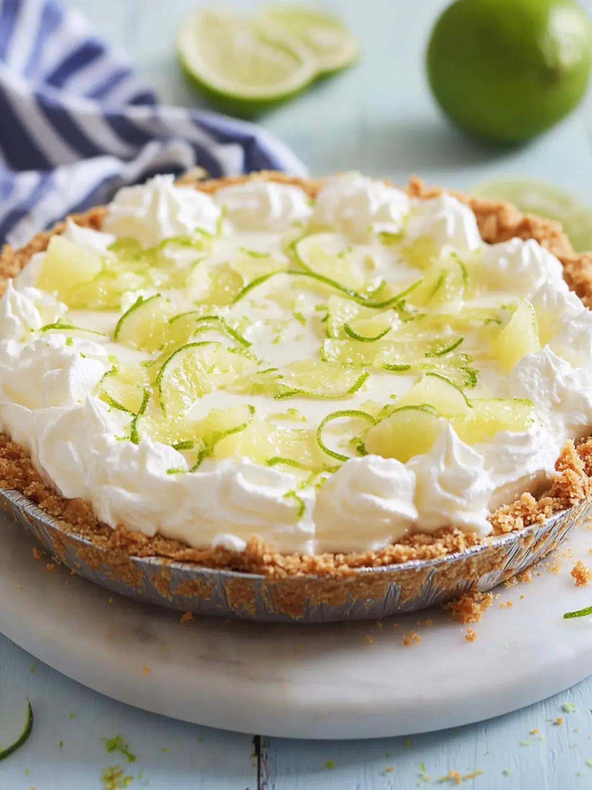 Key Lime Pie with Cream Cheese