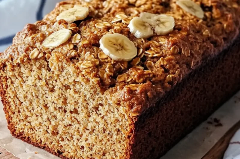 Easy Oatmeal Banana Bread