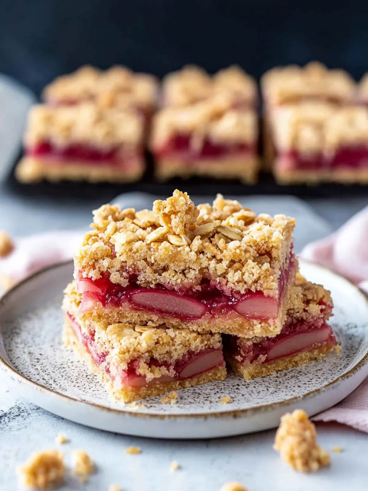 Delicious Easy Rhubarb Crumble Bars Recipe for Summer Bliss 3 Easy Rhubarb Crumble Bars Recipe