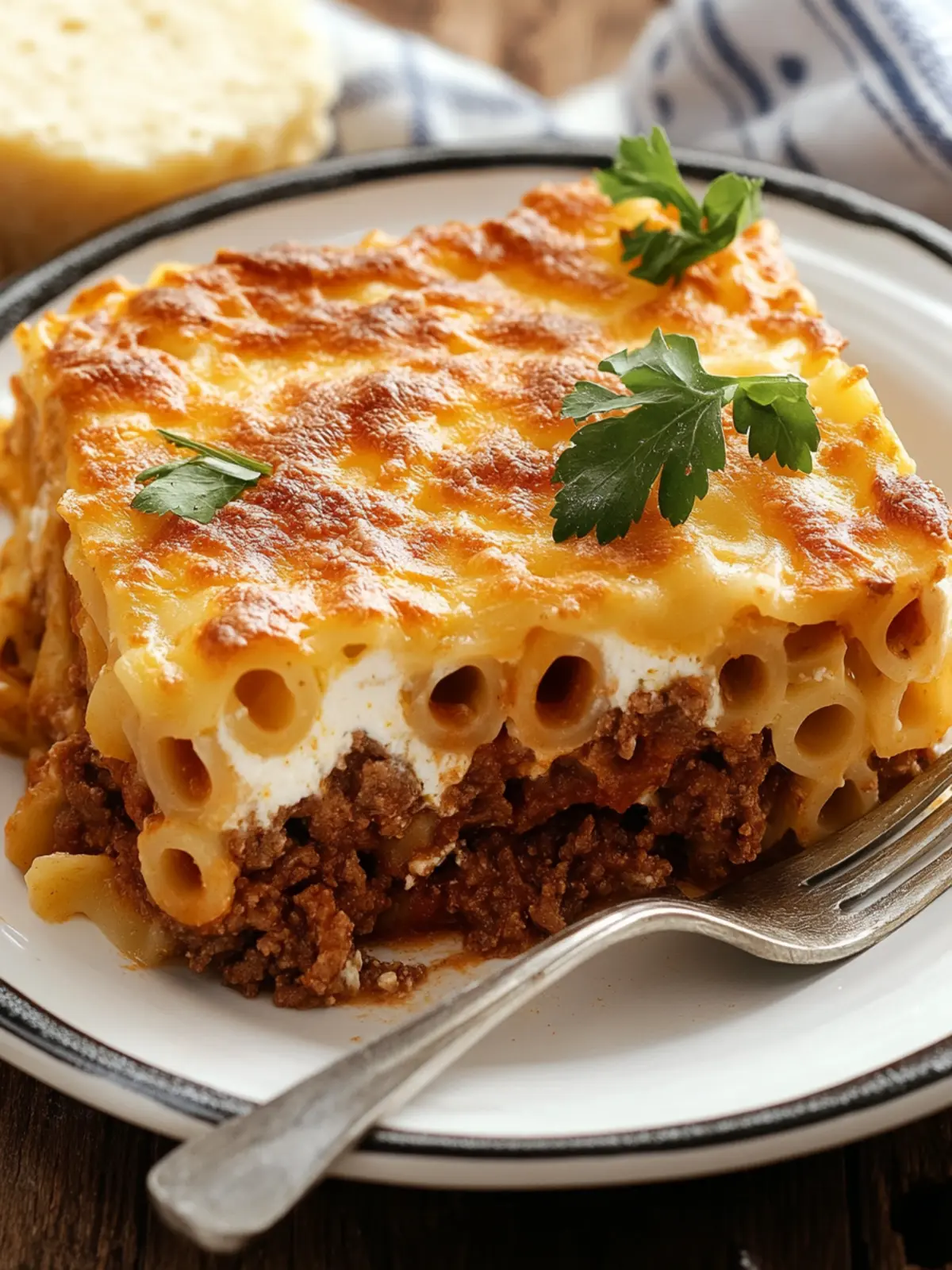 Delicious Greek Pastitsio: The Ultimate Pasta and Meat Casserole 2 Greek Pastitsio (Pasta and Meat Casserole)