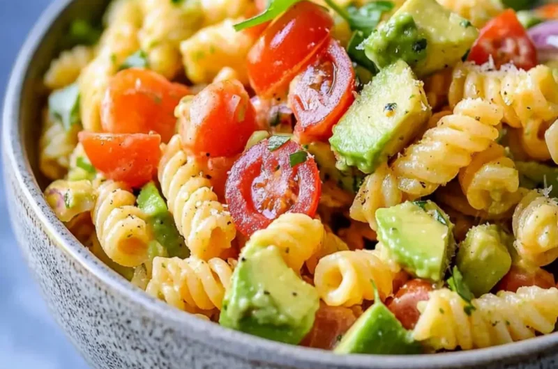 Vegan Avocado Pasta Salad