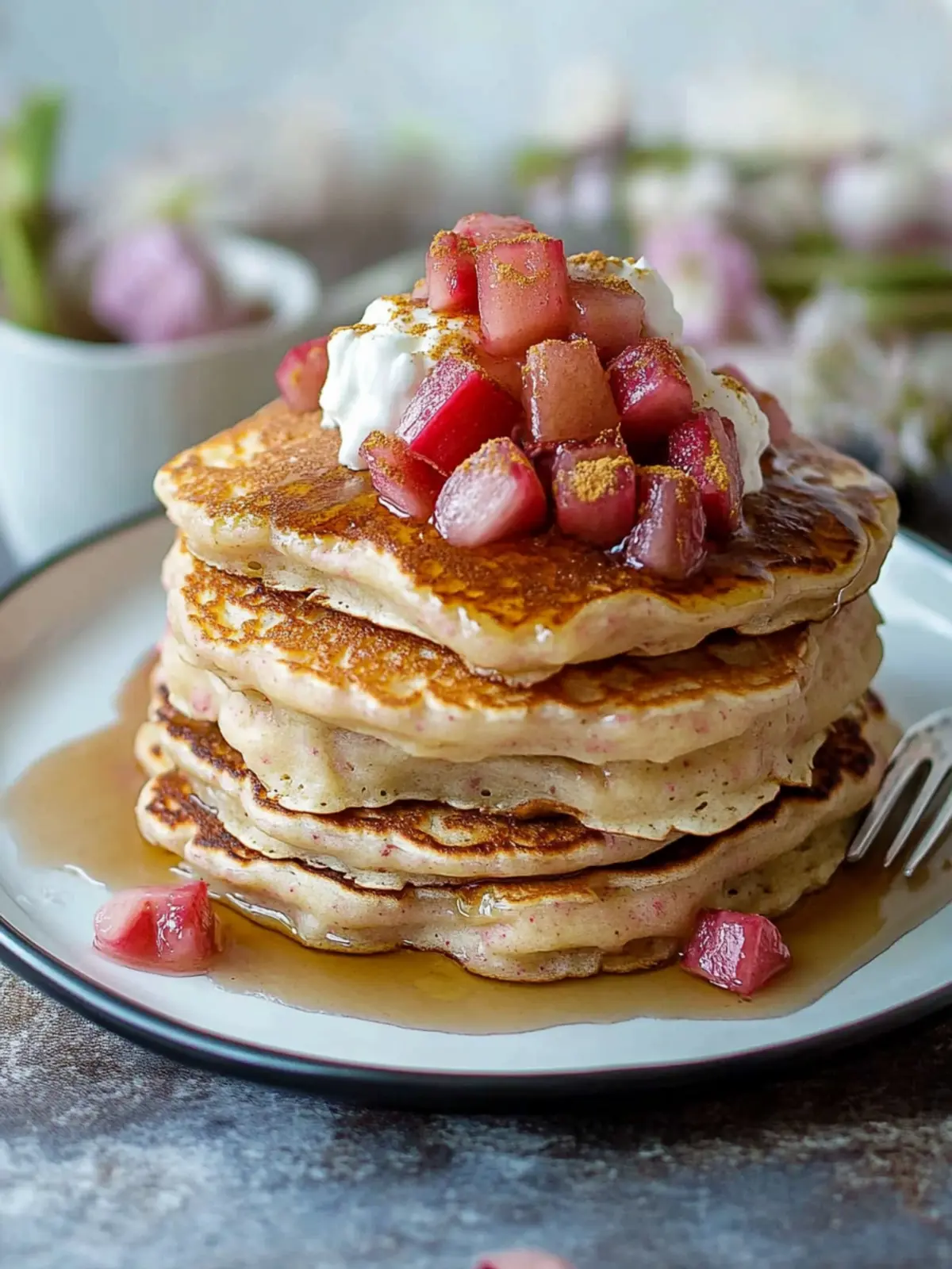 Ultimate Easy Rhubarb Pancakes for a Flavorful Brunch 3 Easy Rhubarb Pancakes