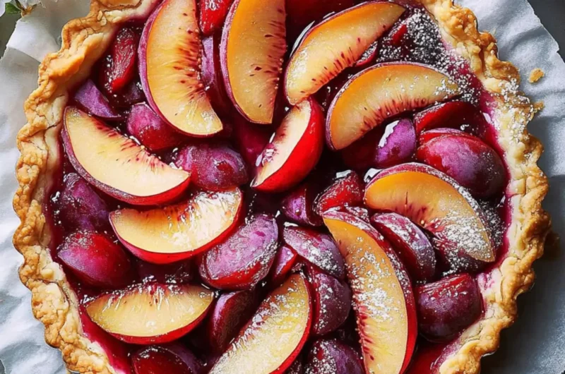 Ginger Plum Tart