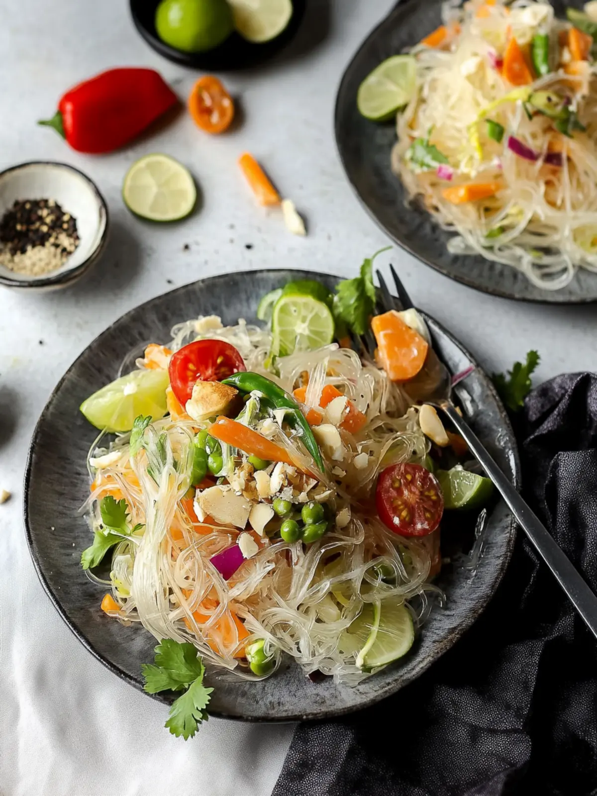 Glass Noodles Salad (Easy & Vegan)