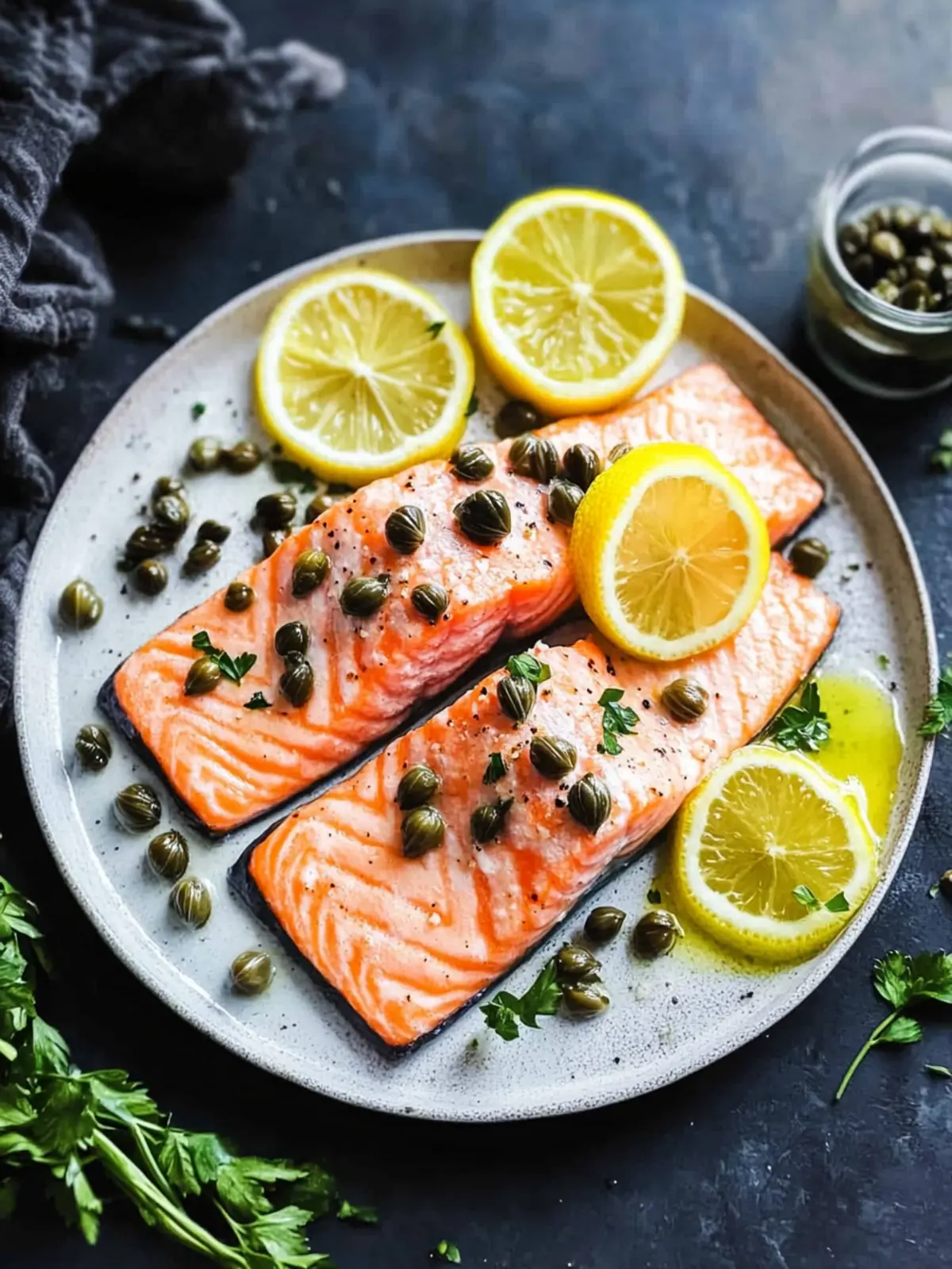 Savory Salmon with Capers: A Simple, Delicious Dinner Delight 4 Salmon with Capers