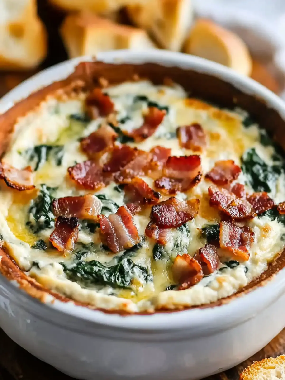 Ultimate Crock Pot Bacon Spinach Dip for Every Gathering 5 Crock Pot Bacon Spinach Dip