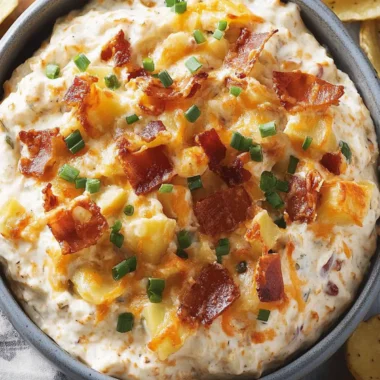 Loaded Baked Potato Dip: Creamy, Cheesy Bliss Awaits You 10 Loaded Baked Potato Dip