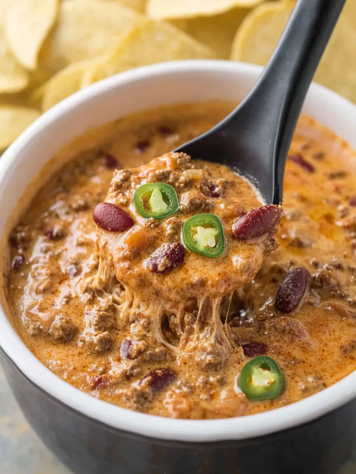 Mouthwatering Slow Cooker Chili Cheese Dip for Game Day Fun 4 Slow Cooker Chili Cheese Dip