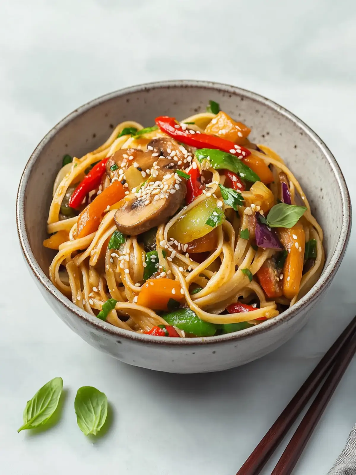 Delicious Asian Vegetable Pasta in 30 Minutes or Less 2 Asian Vegetable Pasta
