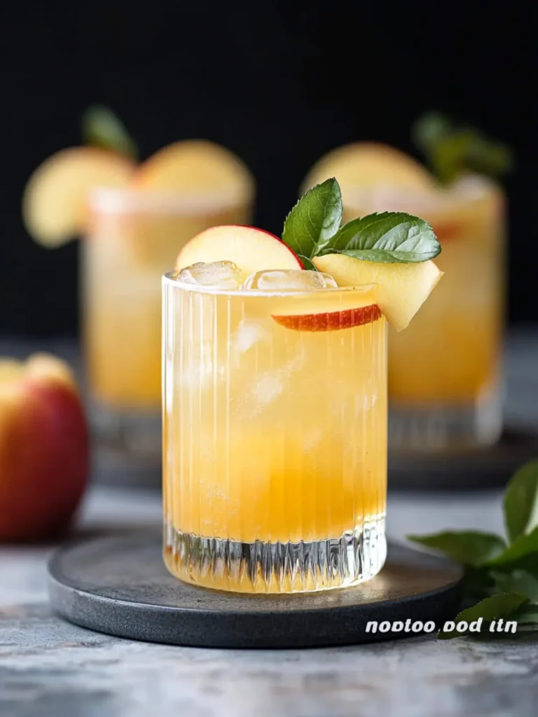 Easy Citrus Apple Mocktail for Fall