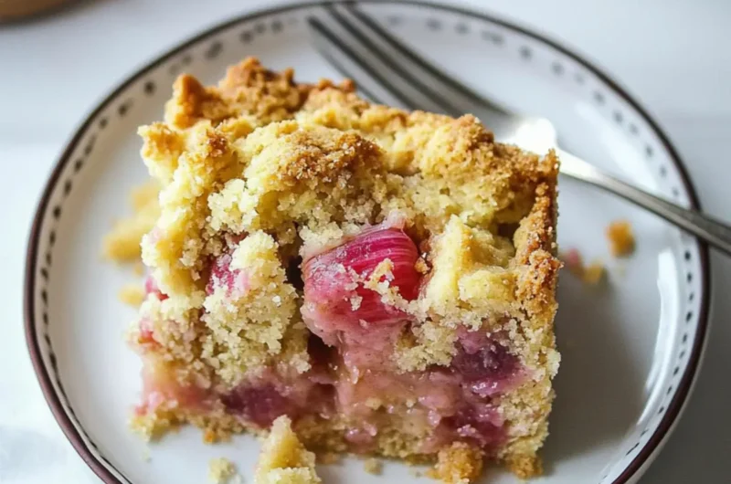 Rhubarb Buckle
