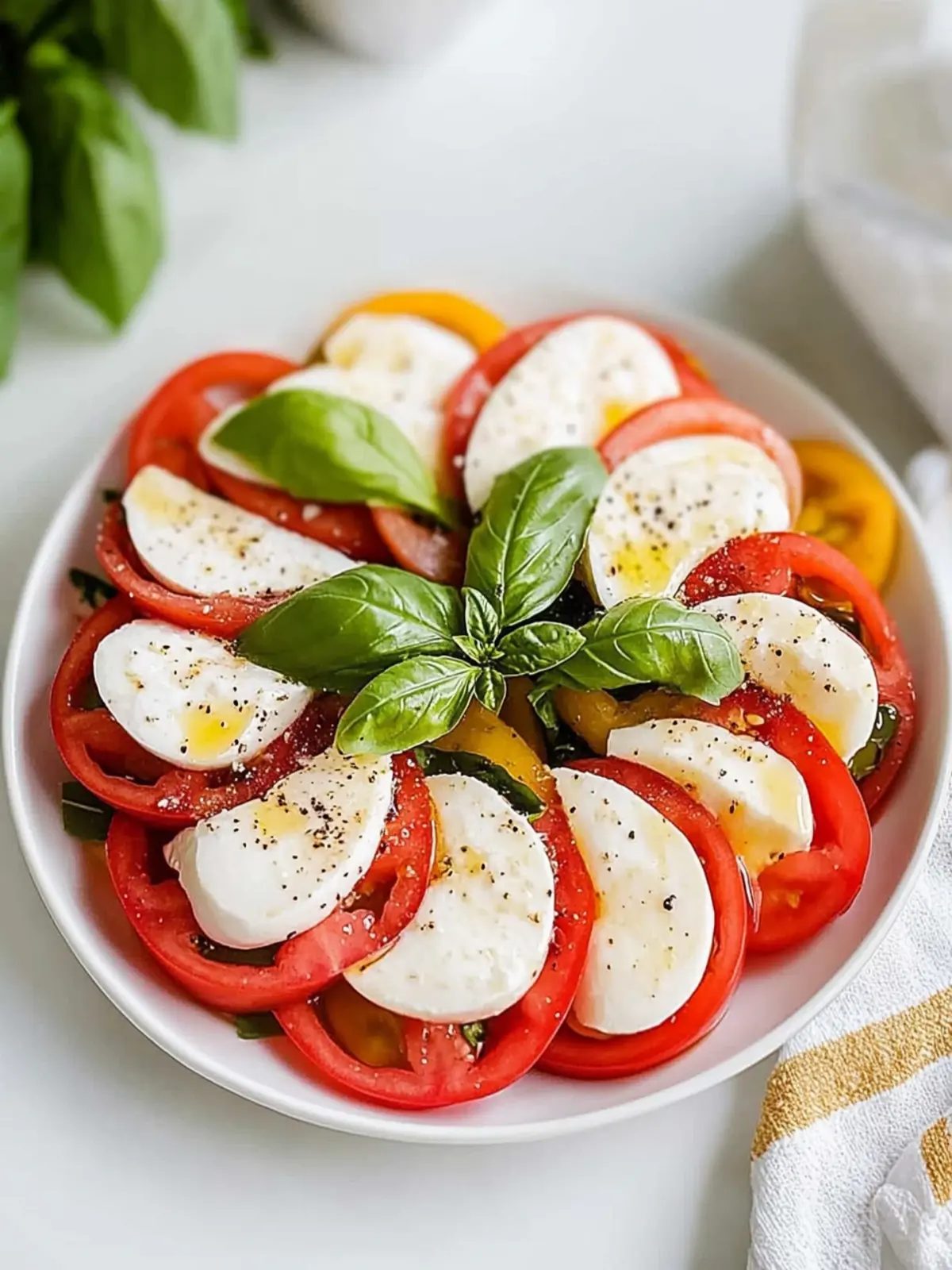 Irresistible Caprese Salad with Homemade Balsamic Bliss 2 Caprese Salad