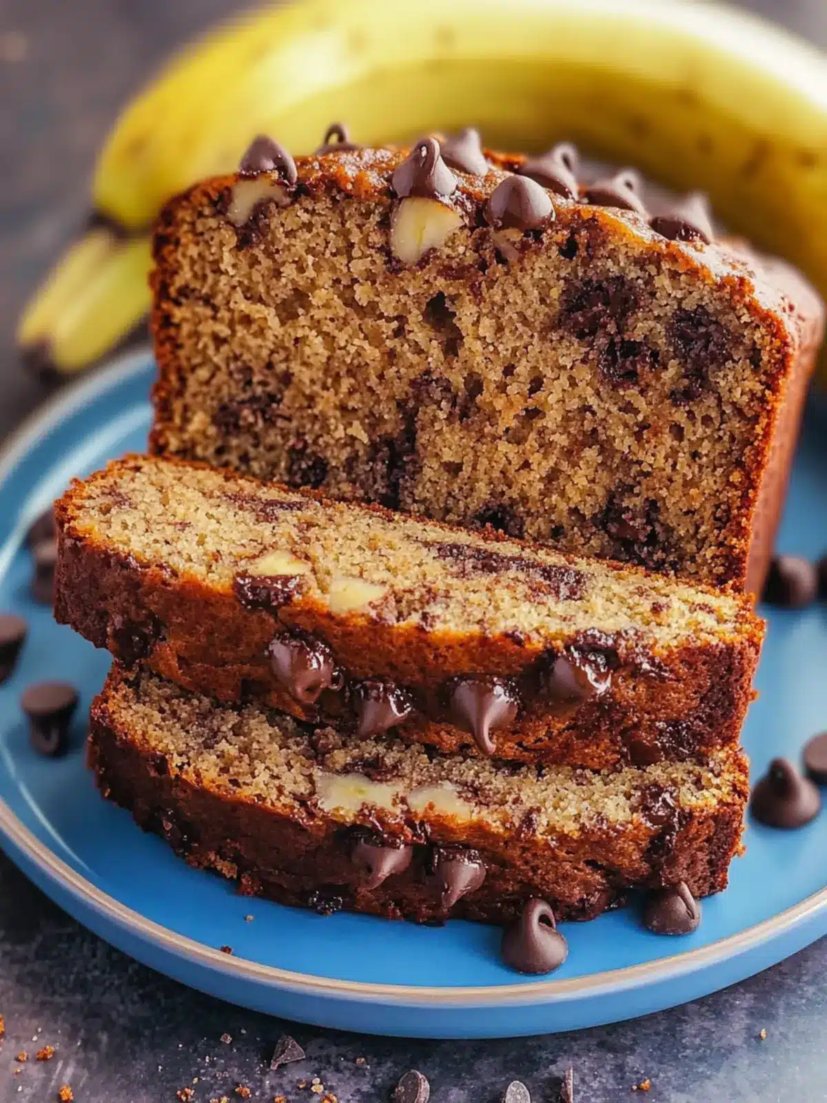 Irresistibly Moist Chocolate Chip Banana Bread Recipe 2 Chocolate Chip Banana Bread