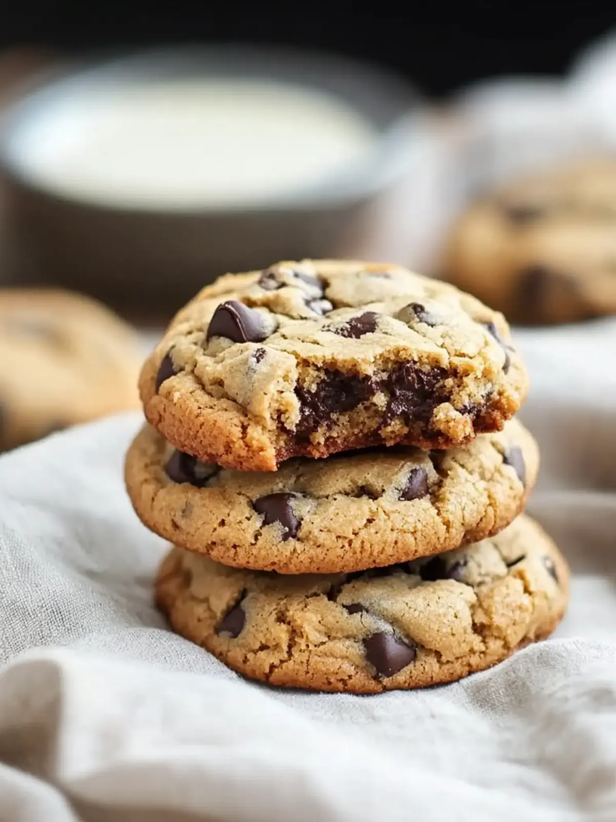 Ultimate Thick Chocolate Chip Cookies Recipe You'll Love 3 Thick Chocolate Chip Cookies Recipe