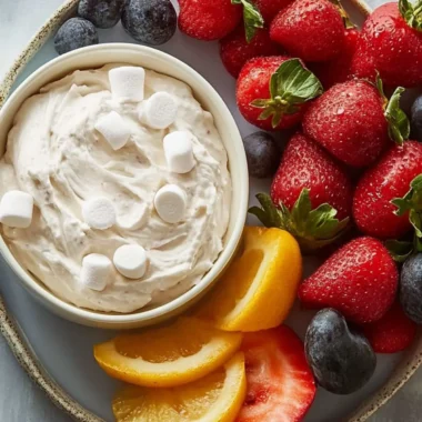 Sweet Marshmallow Fruit Dip: A Delightful Snack in 10 Minutes 10 Marshmallow Fruit Dip