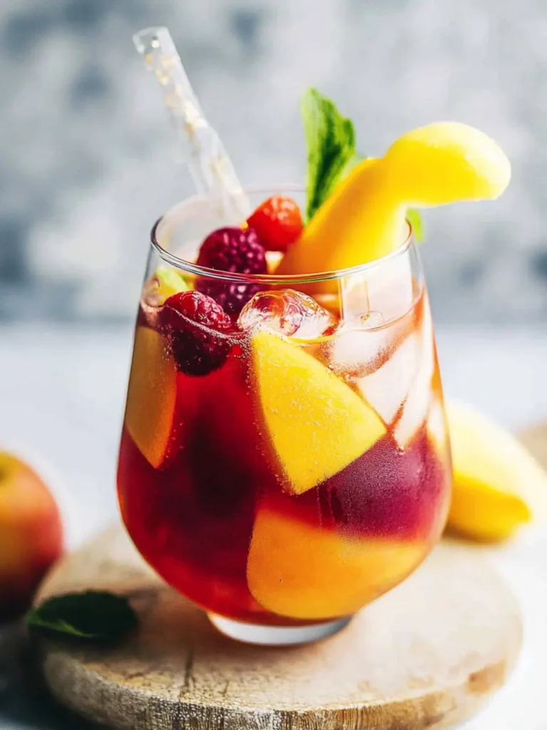 Delightful Non-Alcoholic Sangria with Fruity Twists 2 Non Alcoholic Sangria