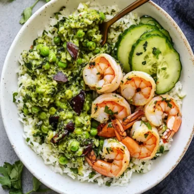 Wholesome Green Goddess Shrimp & Rice Bowl You’ll Crave 9 Healthy Green Goddess Shrimp & Rice Bowl