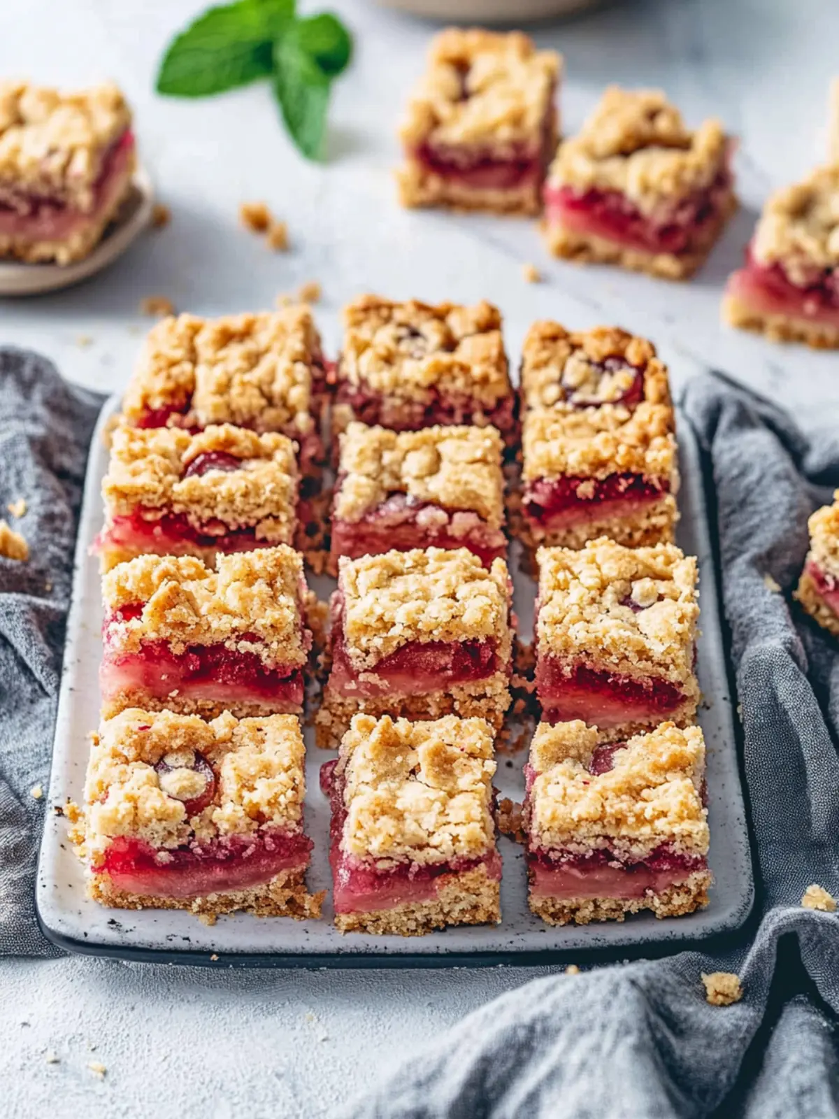 Delicious Easy Rhubarb Crumble Bars Recipe for Summer Bliss 4 Easy Rhubarb Crumble Bars Recipe