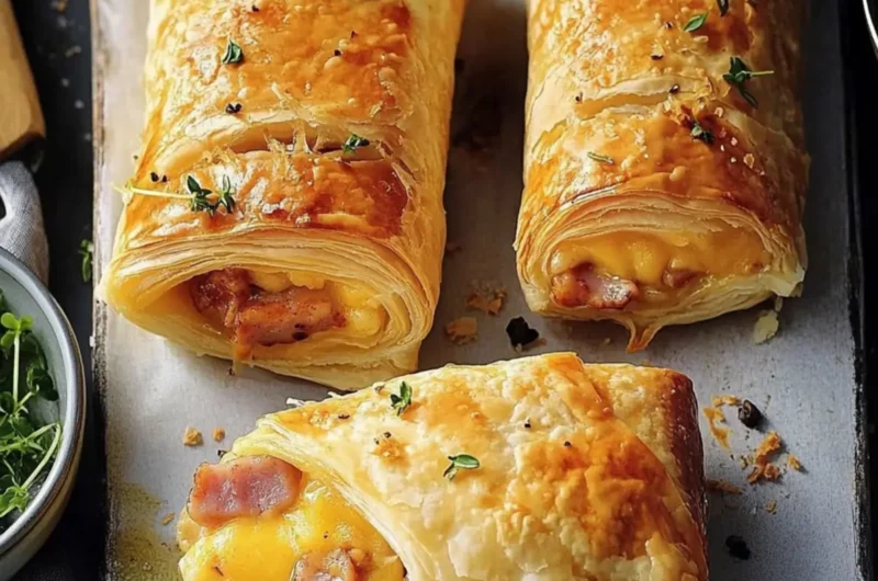 Ham & Cheese Breakfast Strudels