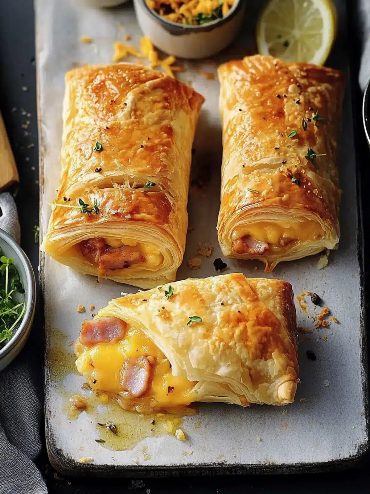 Irresistible Ham & Cheese Breakfast Strudels You’ll Love 5 Ham & Cheese Breakfast Strudels