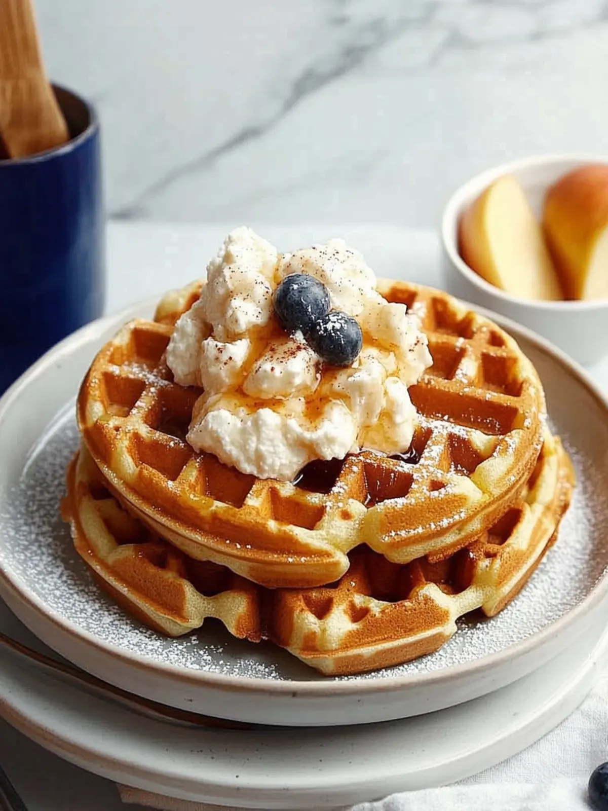 Irresistible Apple Pie Ricotta Waffles for Cozy Mornings 3 Apple Pie Ricotta Waffles