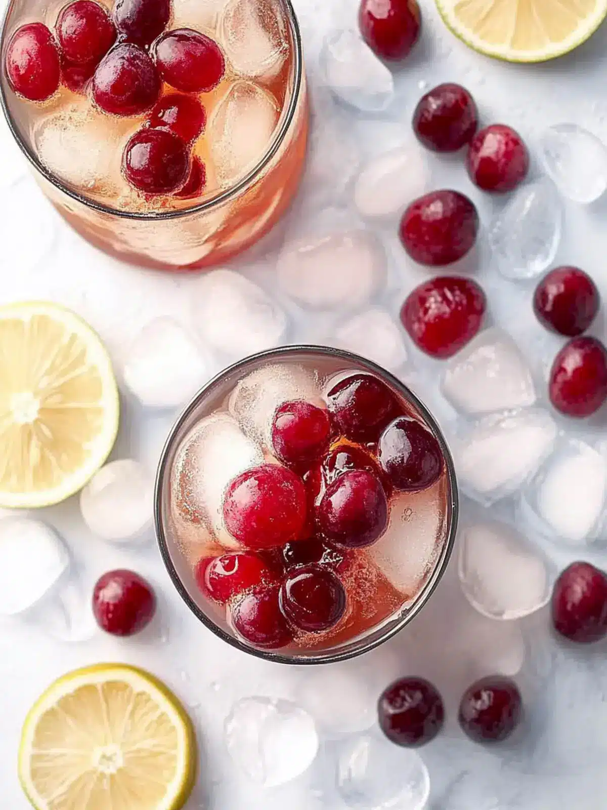Rubies on Ice: Festive Pomegranate Ginger Fizz Recipe 5 Rubies on Ice